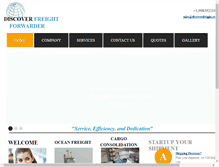 Tablet Screenshot of discoverfreight.com